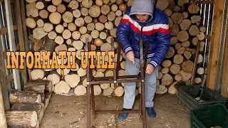 Ce materiale am folosit la CAPRA METALICĂ PLIABILĂ pentru tăiat lemne ?