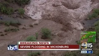 Severe flooding in Wickenburg