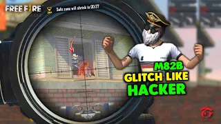 Adam M82B Glitch Like Hacker Solo vs Squad OverPower Gameplay - Garena Free Fire