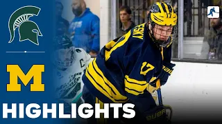 Michigan vs Michigan State | NCAA College Hockey | Highlights - March 31, 2024