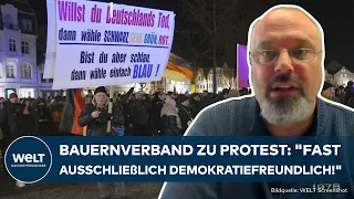 BAUERNPROTEST IN DEUTSCHLAND: "Veranstaltungen sind fast ausschließlich demokratiefreundlich!"