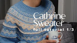 Cathrine Sweater Tutorial - Round-yoke w/short rows. Part 1