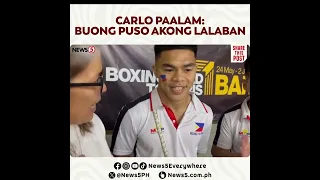 Carlo Paalam, lalong determinado sa kaniyang pagbabalik sa Olympics