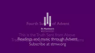 This is the Truth Sent from Above arranged by Vaughan Williams sung by St Matthew's Westminster