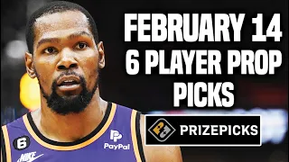 NBA PRIZEPICKS TODAY | 6 BEST PROP PICKS | WEDNESDAY | 2/14/2024 | BEST PROPS | NBA BETTING |