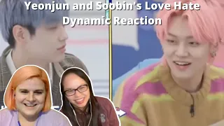 Two MOAs reacting to Yeonjun and Soobin's love hate dynamic by BbyYeonBin | A TXT Reaction