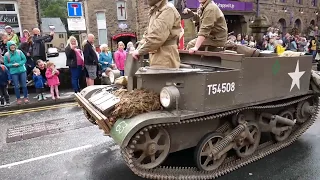 The Yanks are Back!. Saddleworth 2019, 40's Weekend, Parade, Dance, Street Life. HD Vid+Pics.Vid 1/2