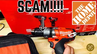 WATCH THIS before buying Milwaukee from Home Depot!! Return SCAM!!