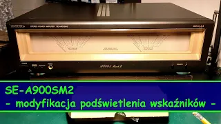 /134/ SE-900SM2 - modyfikacja podświetlenia wskaźników