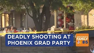 Shooting at graduation party leaves one man dead in west Phoenix