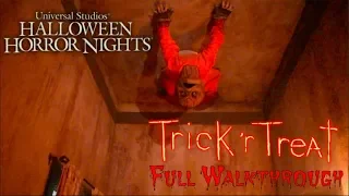 Trick 'r Treat (Full Maze Walkthrough HD) Halloween Horror Nights Hollywood 2018