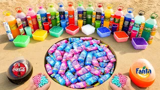 Experiment: Big Balloons of Coca Cola & Fanta, Chupa Chups, Monster vs Mentos Chewy Cool Underground