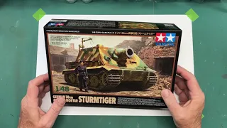 Tamiya 1/48 Sturmtiger In Box Review