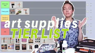 Holiday art supplies GIFT IDEAS ✶✶ artist TIER LIST style!