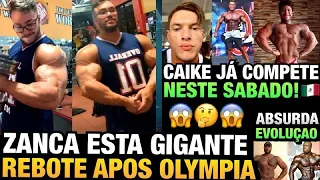 ZANCA ESTÁ GIGANTE (REBOTE BATEU) - CAIKE COMPETE NESTE SABÁDO - MESAQUE EVOLUINDO - ANGELA DESABAFA