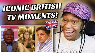 AMERICAN REACTS TO ICONIC BRITISH TV MOMENTS! 😂🇬🇧
