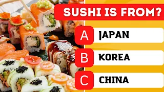 Guess The Country By Food 🍱🍕😋