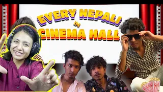 Reacting on Nepali in Cinema Hall || @Ganesh_GD