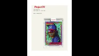 Project70 Print Run Record: Alex Pardee's 1990 Ronald Acuna Jr.