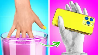 ARTESANATOS COM CIMENTO E CANETA 3D || Tutoriais de Decoração por 123GO! SCHOOL