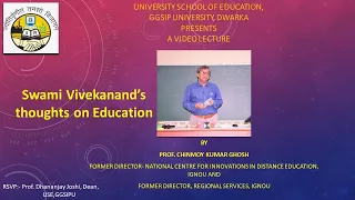 Guest Lecture by Prof.  Chinmoy Kumar Ghosh