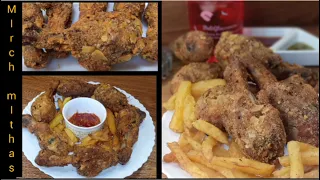 crispy fried drumsticks | juicy tasty and easy fried chicken recipe | chicken leg fry @mirchmithas