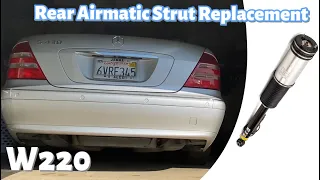 W220 Rear AIRMATIC Strut Replacement