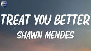 (Lyrics) Shawn Mendes - Treat You Better (Mix) | Ed Sheeran, Justin Bieber, Charlie Puth
