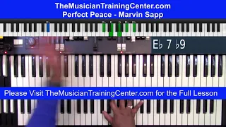 Organ: How to Play "Perfect Peace" by Marvin Sapp