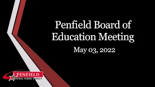 2022: May 3 | PCSD Board of Education Meeting