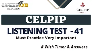 Celpip Listening Mock Test | Celpip Listening Test Practice With Answers