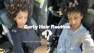 MY CURLY HAIR ROUTINE