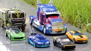 Transformers 4 AOE Autobots Bumblebee Optimus Prime Hound Crosshairs Drift Vehicle Robot Car Toys