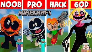 MINECRAFT NOOB vs PRO vs HACKER vs GOD: FRIDAY NIGHT FUNKIN BUILD CHALLENGE in Minecraft / Animation