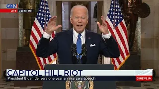 President Biden FULL speech on anniversary of Jan 6 Capitol attacks