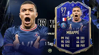 FIFA 22: KYLIAN MBAPPE 97 TOTY PLAYER REVIEW I FIFA 22 ULTIMATE TEAM