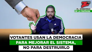 Los votantes de RD usan la democracia para mejorar el sistema, no para destruirlo