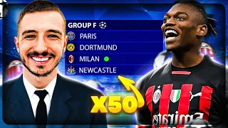 HO SIMULATO 50 VOLTE IL GIRONE DEL MILAN IN CHAMPIONS!!