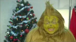 How The Grinch prepares for "How The Grinch Stole Christmas" at Universal's Islands of Adventure