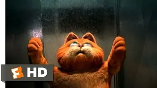 Garfield (4/5) Movie CLIP - Ventilation Shaft Ride (2004) HD