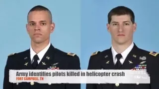 Army identifies pilots killed in Fort Campbell helicopter crash