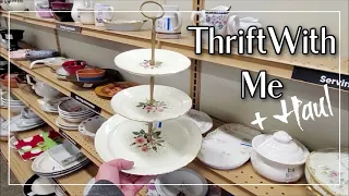 Thrift With Me + Haul ||Thrift Store Shopping, Haul & Styled Finds ||Thrifting Vintage Home Decor