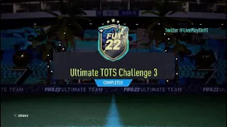 Ultimate TOTS Challenge 3 SBC - CHEAPEST METHOD!!! |FIFA 22