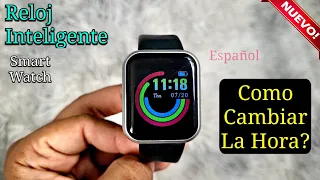 Reloj Inteligente Como Poner La Hora? | Como Cambiar La Hora Smartwatch Y68? (Español)