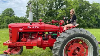 Building Some Raise Beds With The Farmall M!