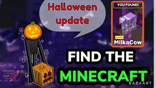 🎃 HALLOWEEN UPDATE. FIND the MINECRAFT MOBS, MILKA COW LOCATION. #roblox #minecraft