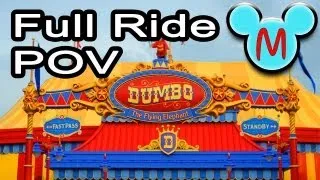 Dumbo the Flying Elephant POV FULL RIDE in New Fantasyland at Walt Disney World Magic Kingdom