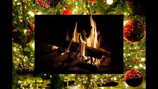 ambiance feu de cheminée noël - musique de noël - christmas fireplace music
