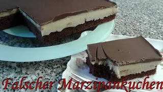 Falscher Marzipan Kuchen 🤔🤔🤔 Wie falscher Marzipan Kuchen ?