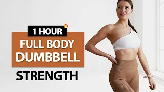 1 HOUR FULL BODY WORKOUT AT HOME- No Jumping | Burn 500 Calories